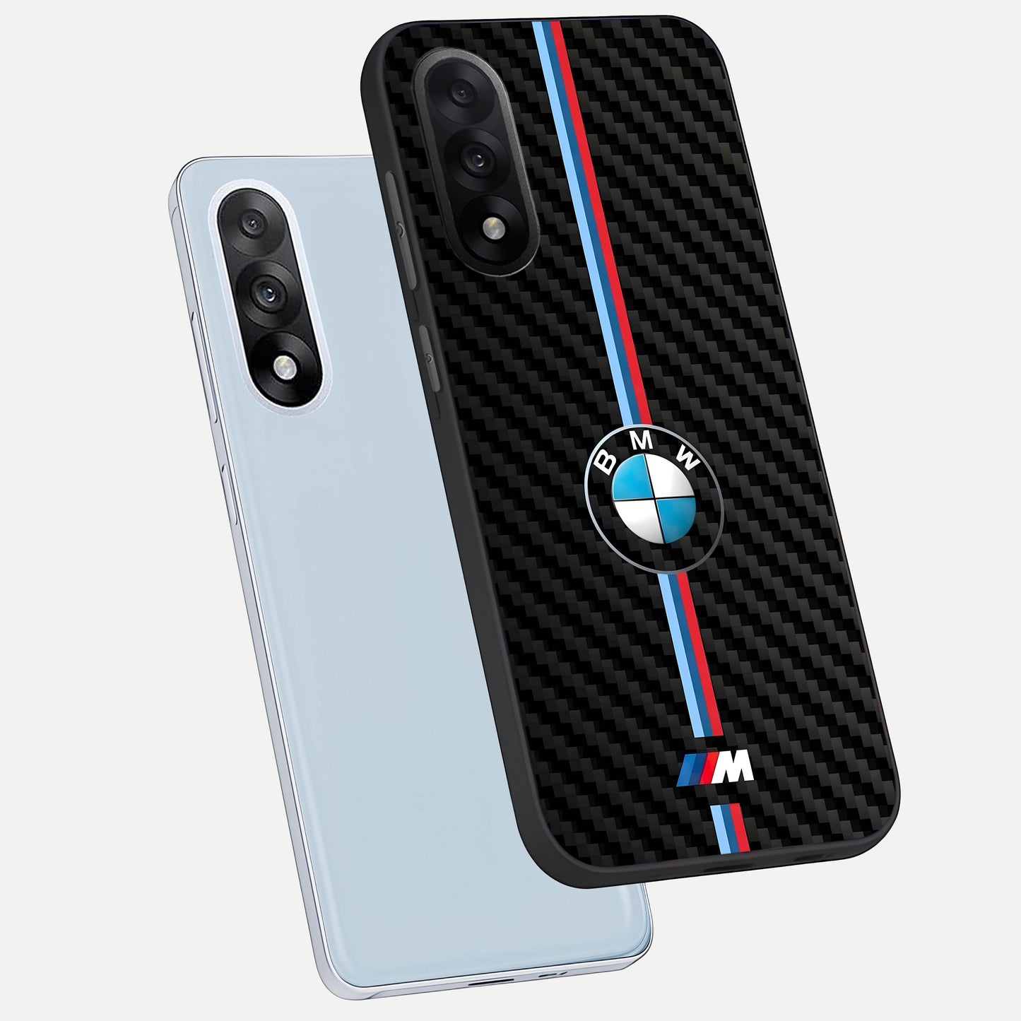  BMW Pattern phone case For Oneplus Nord 5 showing premium glass back cover with detailed artwork