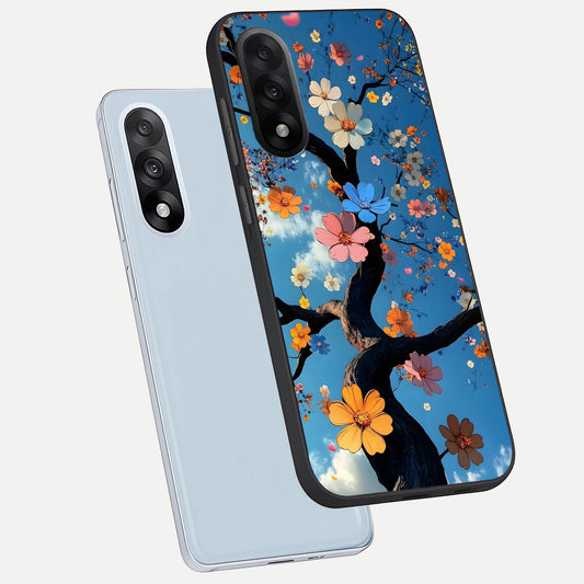  Blossom Dream Sky phone case For Oneplus Nord 5 showing premium glass back cover with detailed artwork