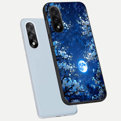  Blossom Moonlight Sky phone case For Oneplus Nord 5 showing premium glass back cover with detailed artwork