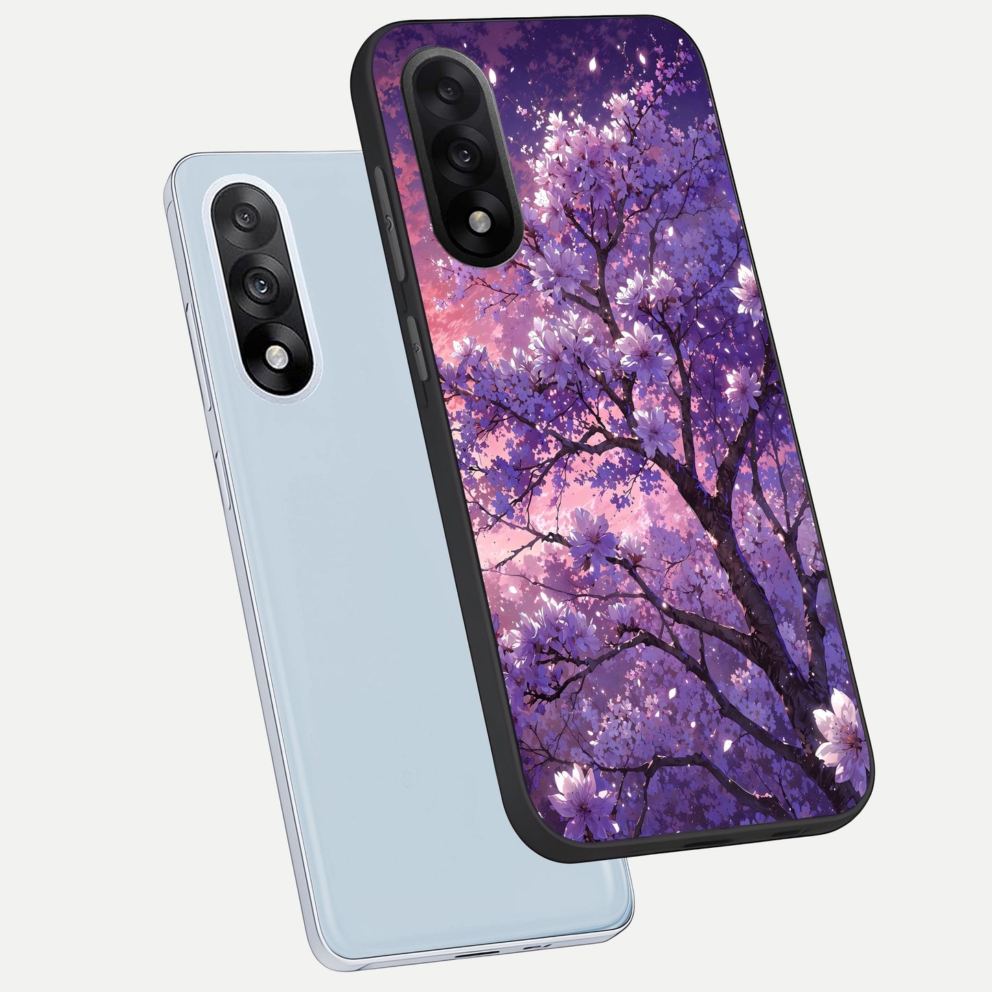  Blossom Tree phone case For Oneplus Nord 5 showing premium glass back cover with detailed artwork