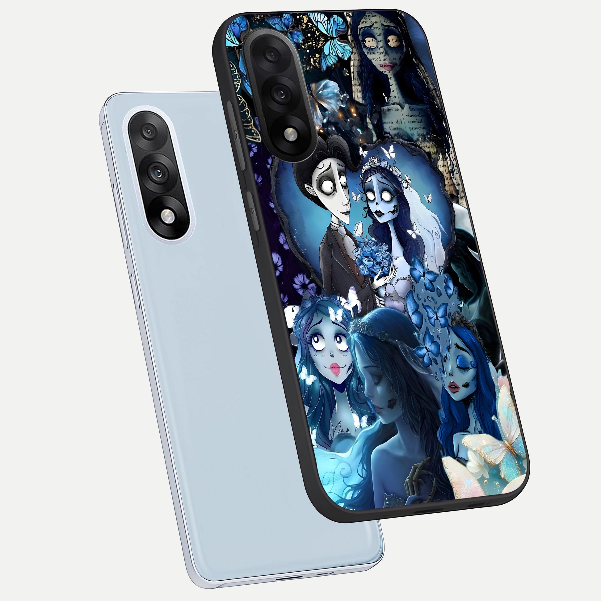  Butterfly Ghost Soul phone case For Oneplus Nord 5 showing premium glass back cover with detailed artwork