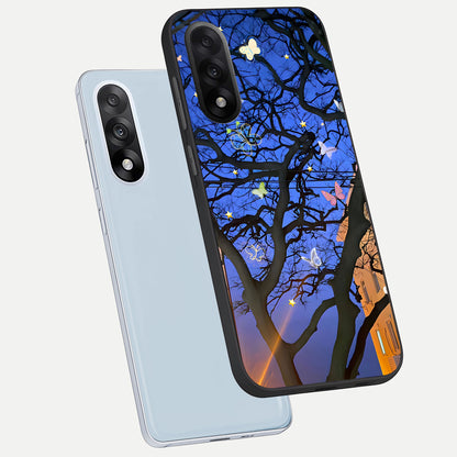  Butterfly Night Magic phone case For Oneplus Nord 5 showing premium glass back cover with detailed artwork