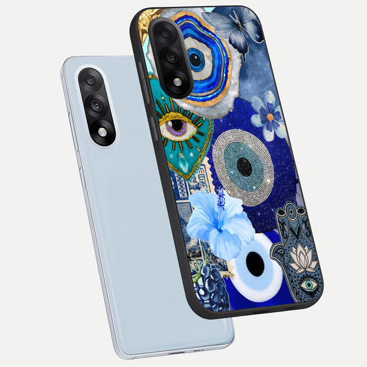  Celestial Blue Vision phone case For Oneplus Nord 5 showing premium glass back cover with detailed artwork