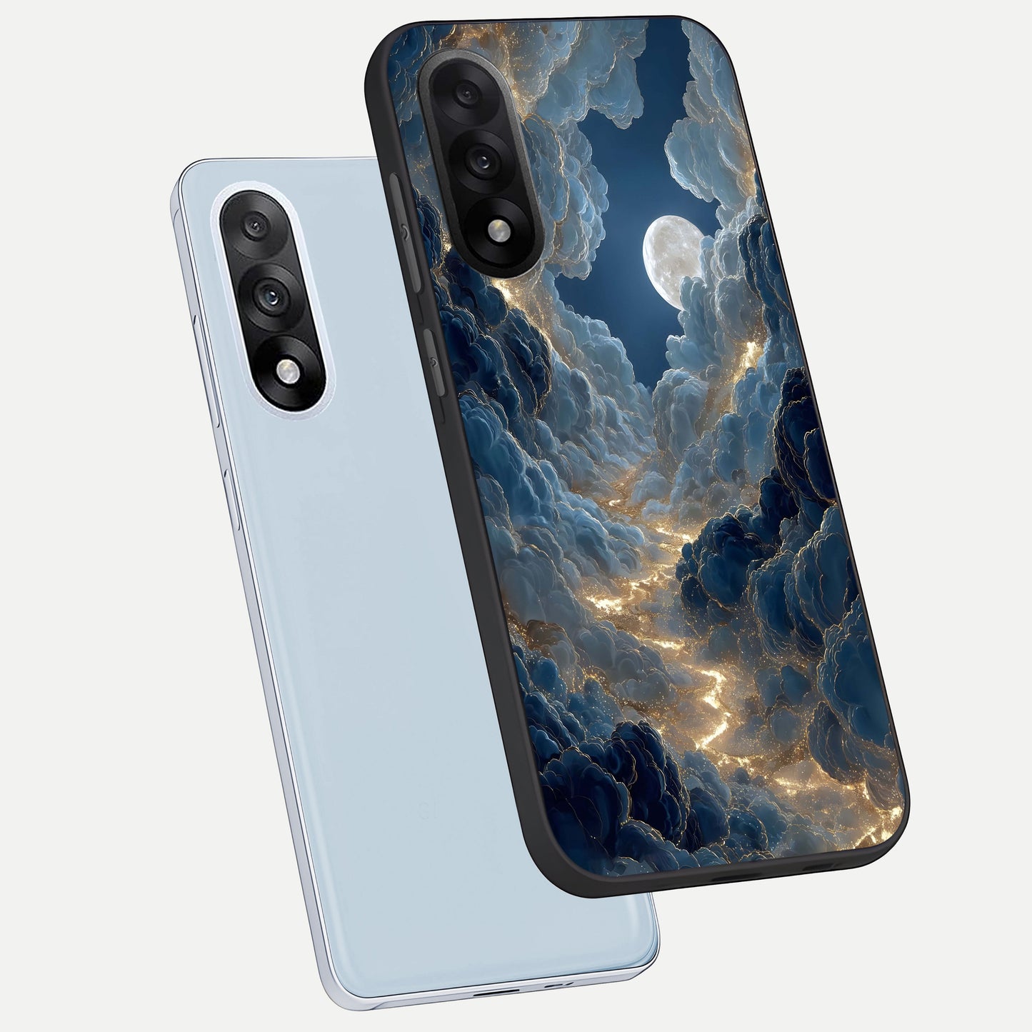  Celestial Cloud Road phone case For Oneplus Nord 5 showing premium glass back cover with detailed artwork