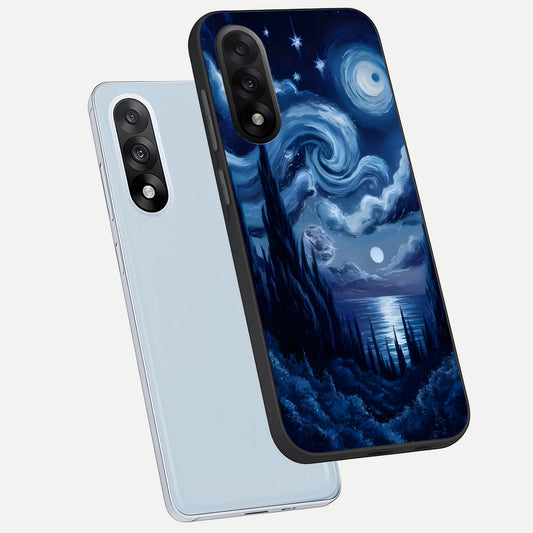  Celestial Dream Van Gogh phone case For Oneplus Nord 5 showing premium glass back cover with detailed artwork