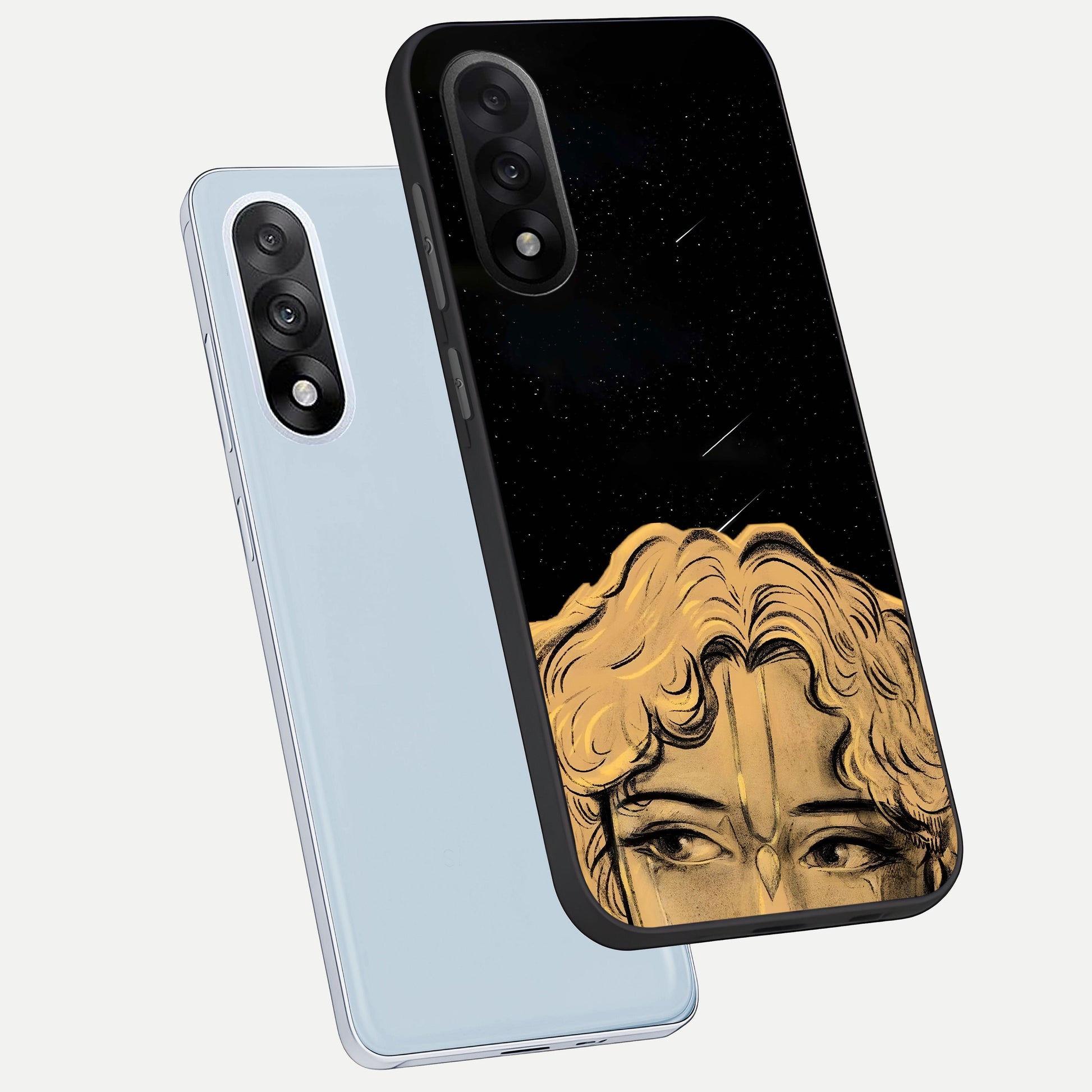  Celestial Gods Plan phone case For Oneplus Nord 5 showing premium glass back cover with detailed artwork