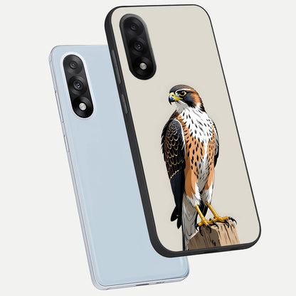  Clever Eagle phone case For Oneplus Nord 5 showing premium glass back cover with detailed artwork