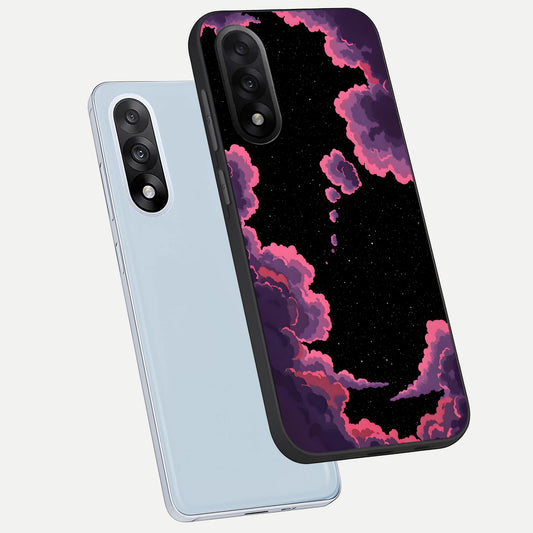  Cosmic Cloud Journey phone case For Oneplus Nord 5 showing premium glass back cover with detailed artwork