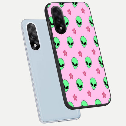  Cosmic Cute Crush phone case For Oneplus Nord 5 showing premium glass back cover with detailed artwork