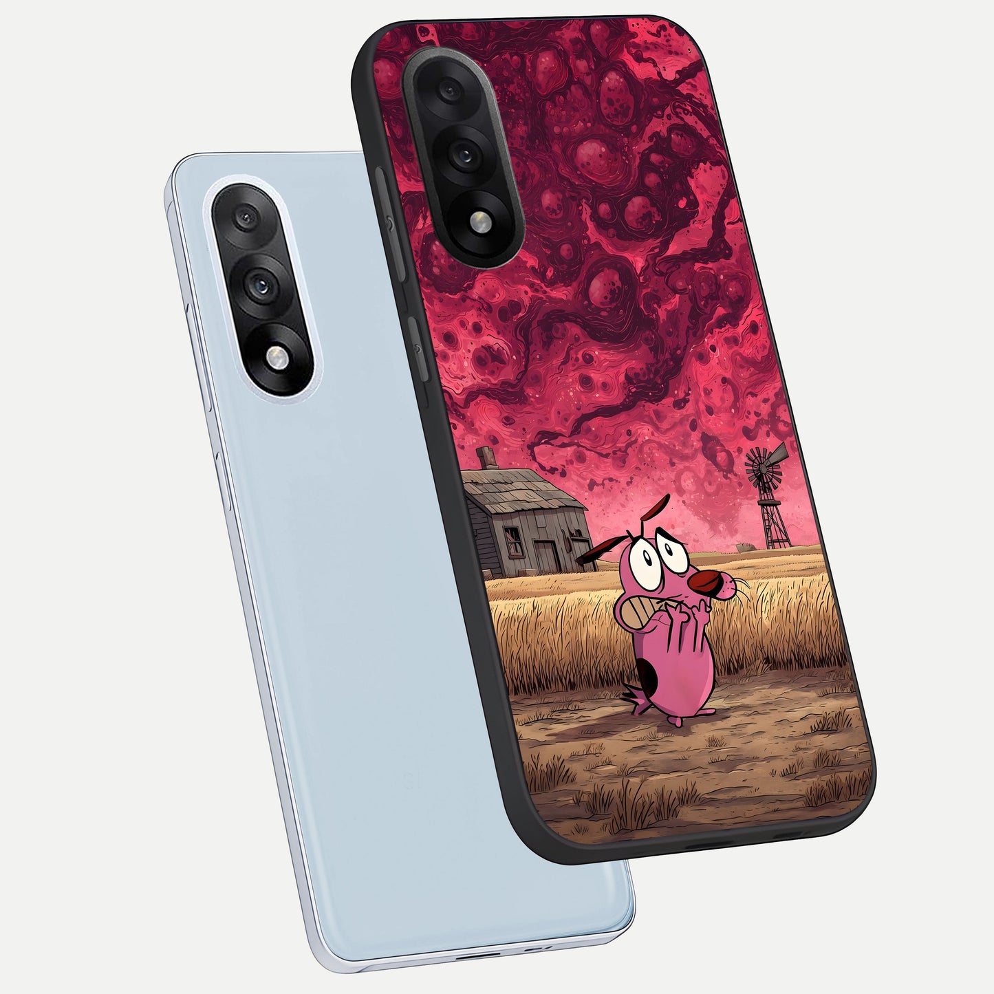  Courage Under Sky phone case For Oneplus Nord 5 showing premium glass back cover with detailed artwork