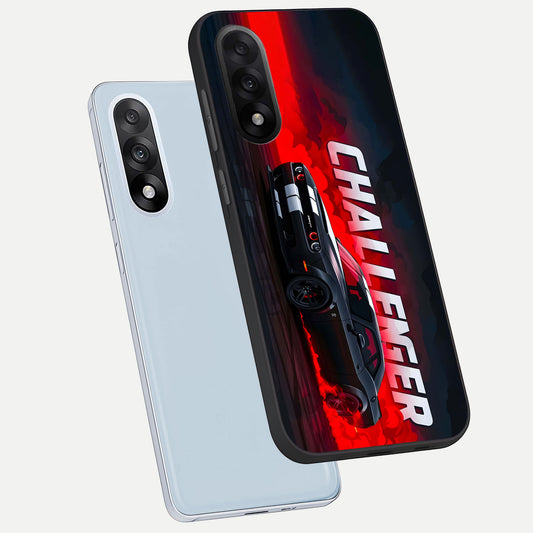  Crimson Challenger Fury phone case For Oneplus Nord 5 showing premium glass back cover with detailed artwork