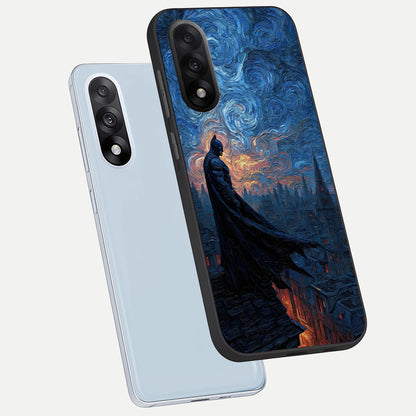  Dark Knight Dusk phone case For Oneplus Nord 5 showing premium glass back cover with detailed artwork