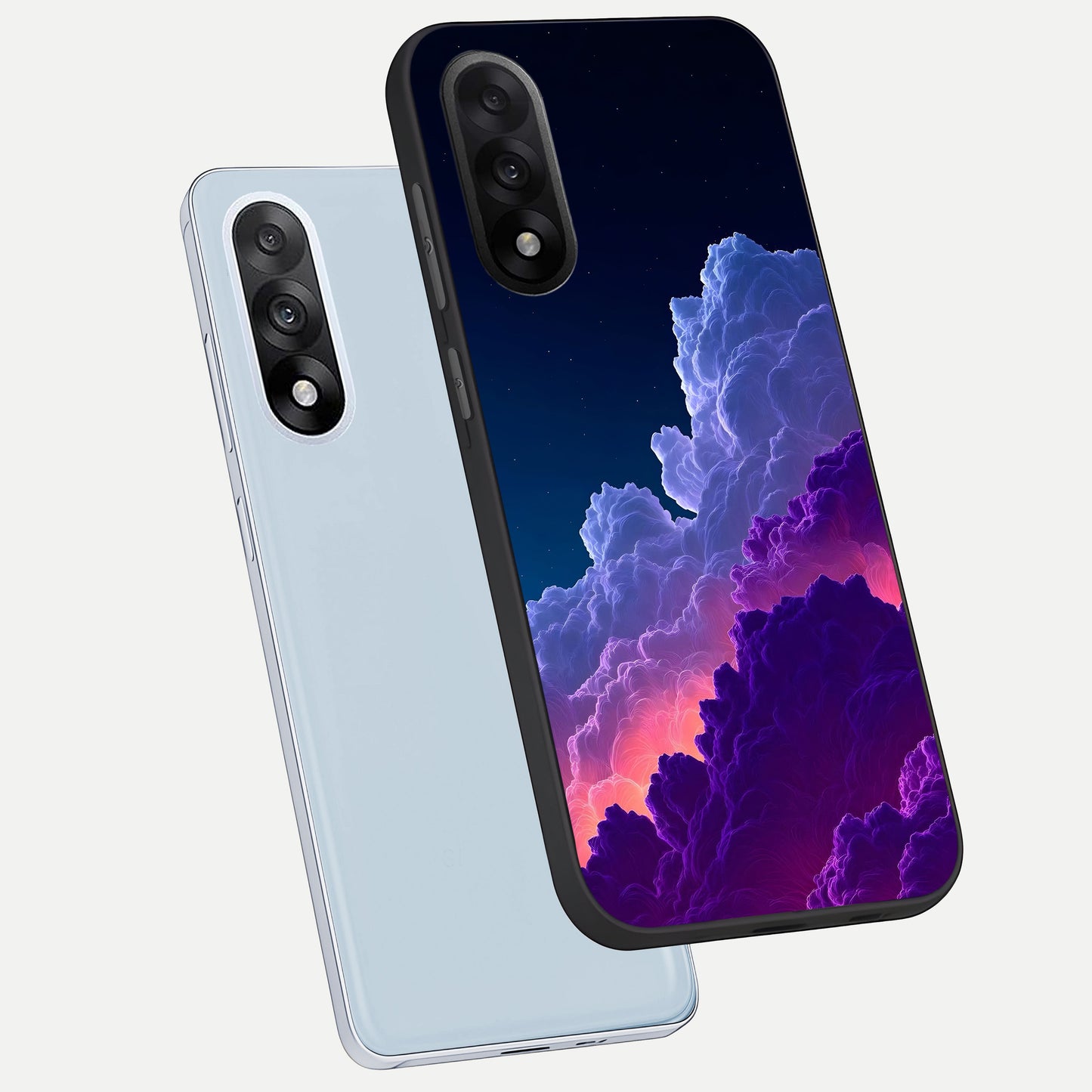  Dreamy Cloud Skies phone case For Oneplus Nord 5 showing premium glass back cover with detailed artwork