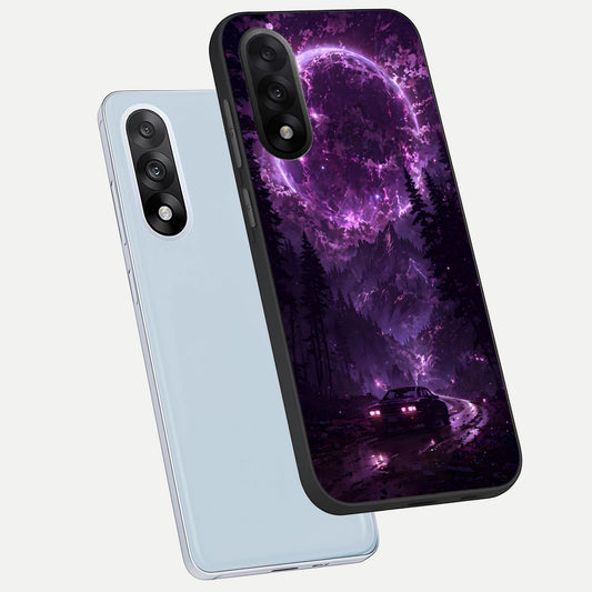  Eternal Cosmic Drive phone case For Oneplus Nord 5 showing premium glass back cover with detailed artwork