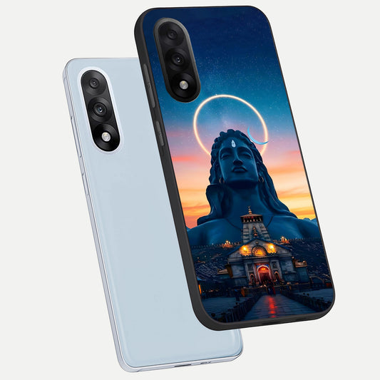  Eternal Shiva Aura phone case For Oneplus Nord 5 showing premium glass back cover with detailed artwork
