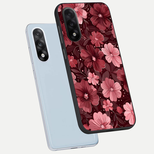  Flower Blush Bloom phone case For Oneplus Nord 5 showing premium glass back cover with detailed artwork