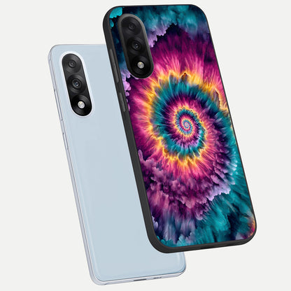  Galactic Spiral Burst phone case For Oneplus Nord 5 showing premium glass back cover with detailed artwork