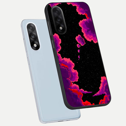  Galaxy Dream Frame phone case For Oneplus Nord 5 showing premium glass back cover with detailed artwork