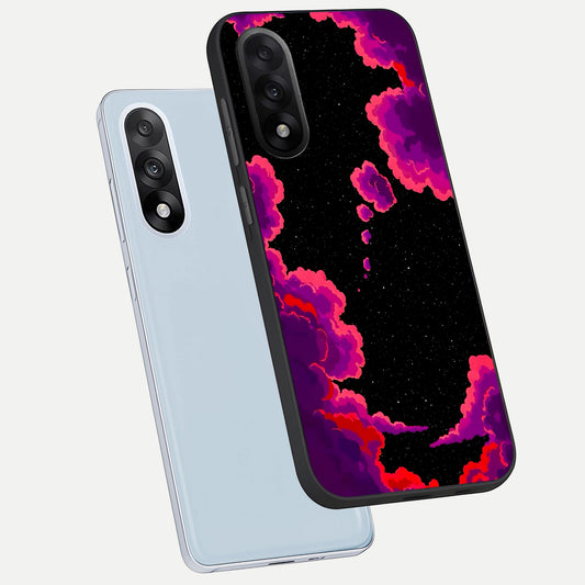  Galaxy Dream Frame phone case For Oneplus Nord 5 showing premium glass back cover with detailed artwork