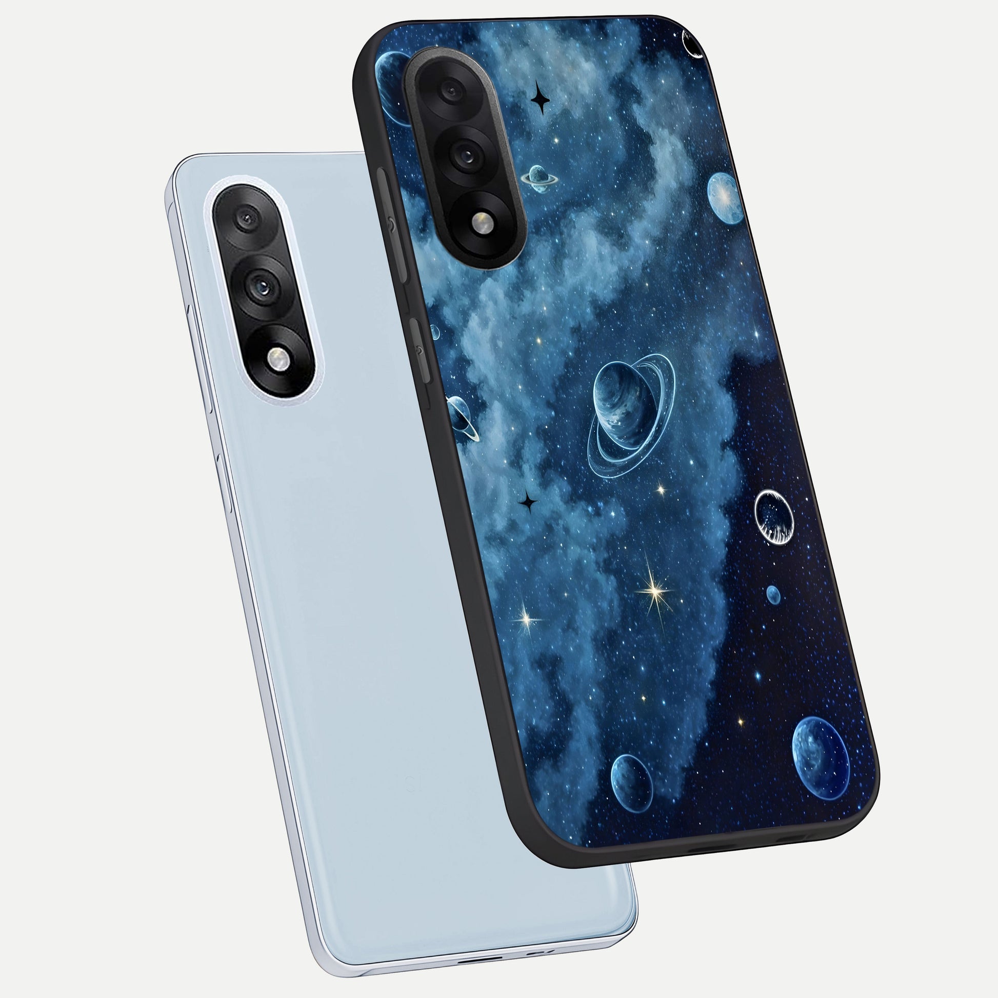  Galaxy Dream Space phone case For Oneplus Nord 5 showing premium glass back cover with detailed artwork