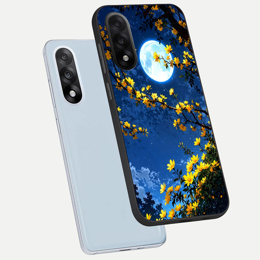  Golden Night Glow phone case For Oneplus Nord 5 showing premium glass back cover with detailed artwork