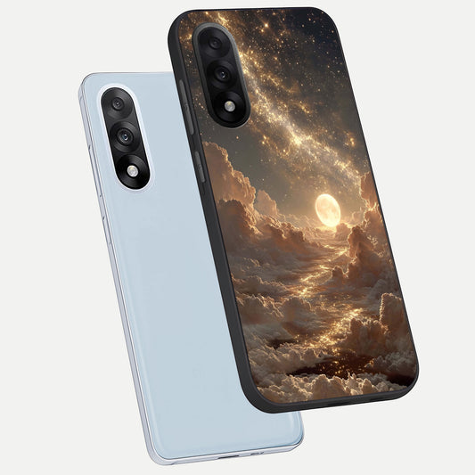  Golden Sky Dream phone case For Oneplus Nord 5 showing premium glass back cover with detailed artwork