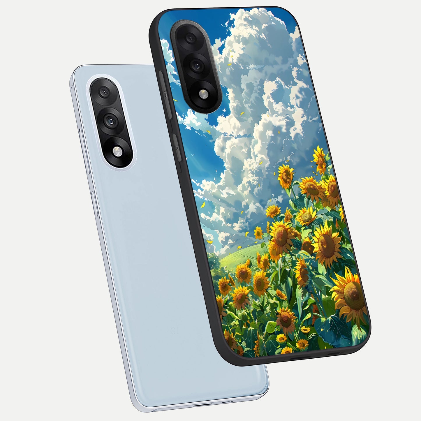  Golden Sun Glory phone case For Oneplus Nord 5 showing premium glass back cover with detailed artwork