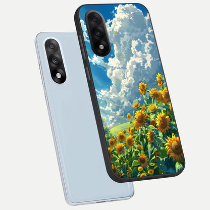  Golden Sun Glory phone case For Oneplus Nord 5 showing premium glass back cover with detailed artwork