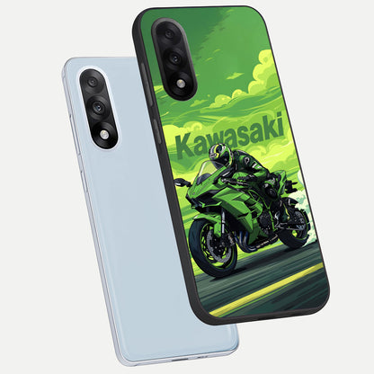  Greenery Sky phone case For Oneplus Nord 5 showing premium glass back cover with detailed artwork