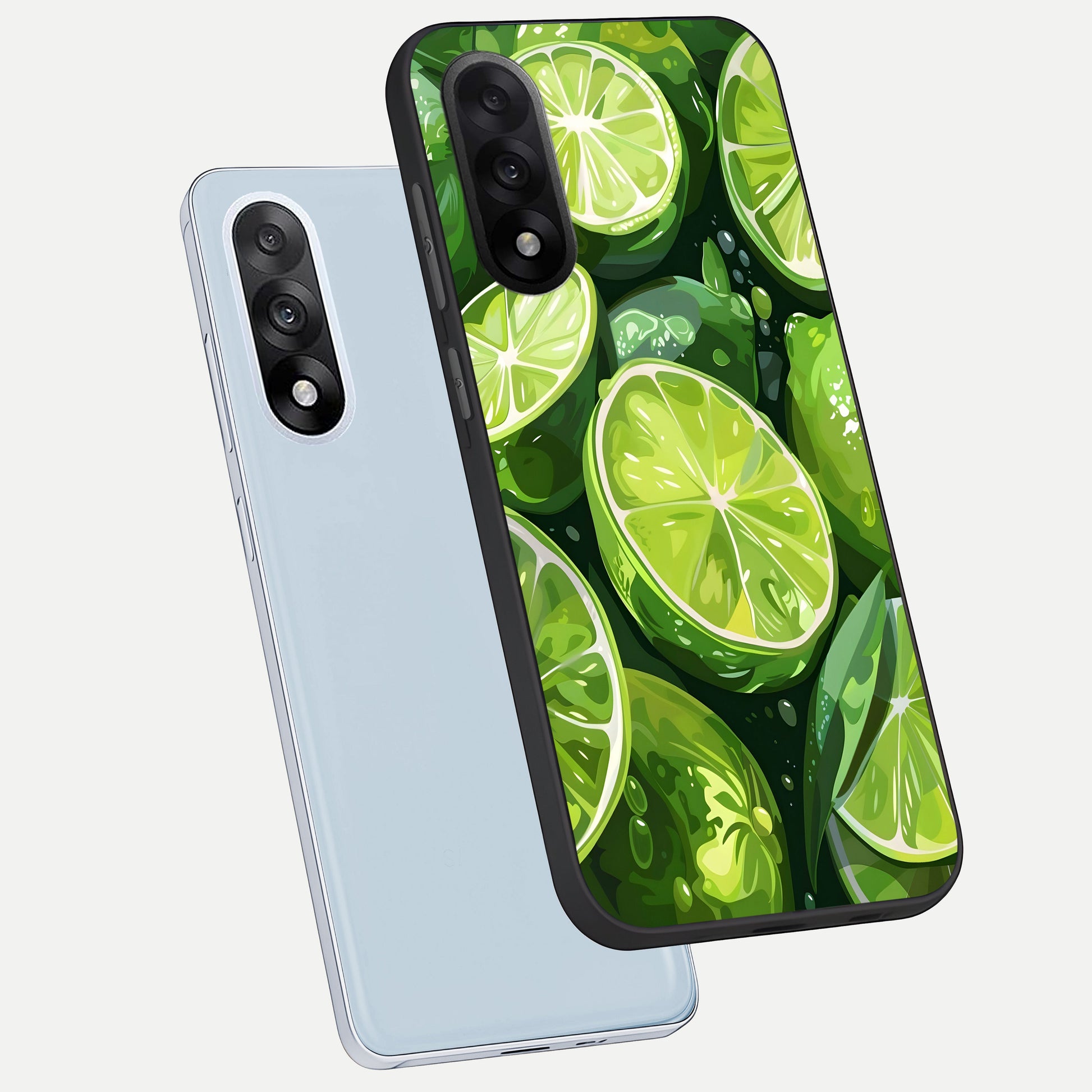  Green Kawasaki phone case For Oneplus Nord 5 showing premium glass back cover with detailed artwork