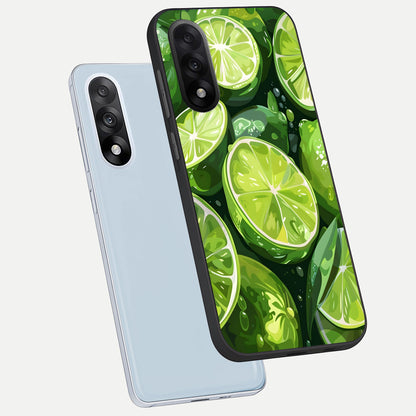  Green Kawasaki phone case For Oneplus Nord 5 showing premium glass back cover with detailed artwork