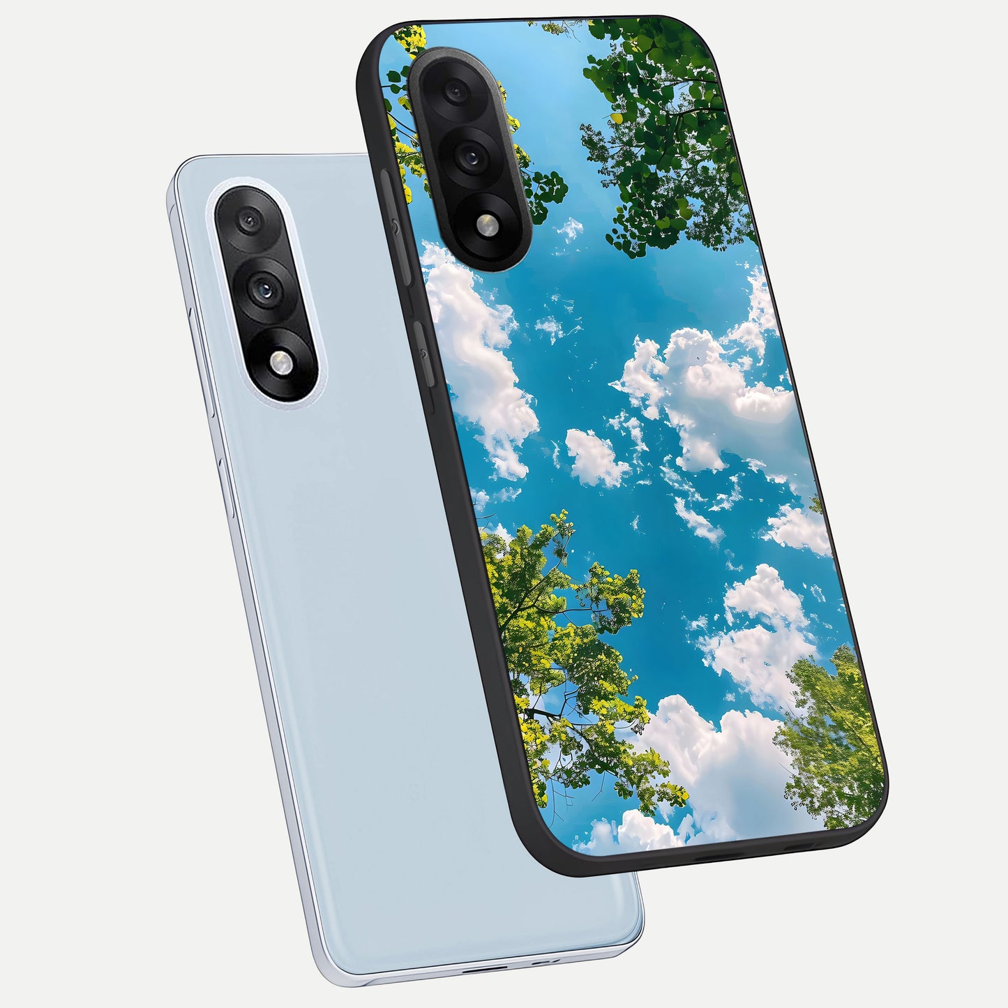  Green Moon Energy phone case For Oneplus Nord 5 showing premium glass back cover with detailed artwork