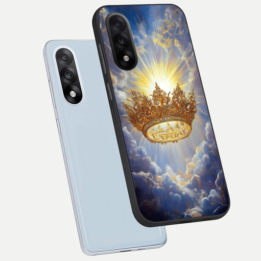  Heavenly Crown Light phone case For Oneplus Nord 5 showing premium glass back cover with detailed artwork