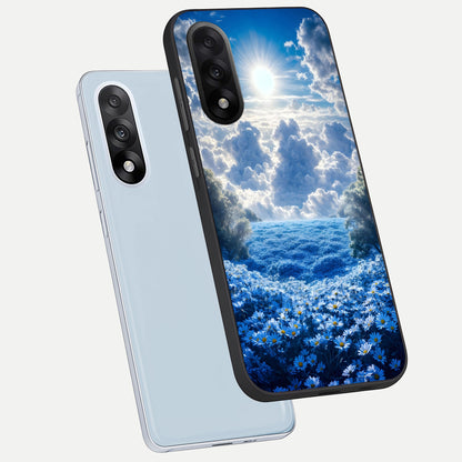  Heavenly Daisy Horizon phone case For Oneplus Nord 5 showing premium glass back cover with detailed artwork