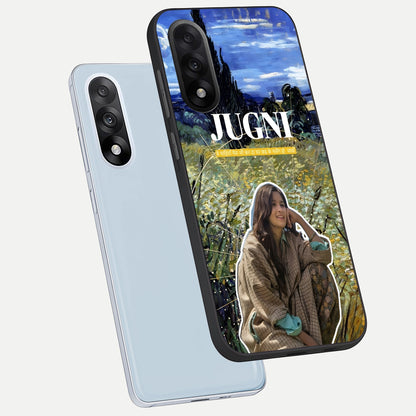 Jugni Soul Vibes phone case For Oneplus Nord 5 showing premium glass back cover with detailed artwork