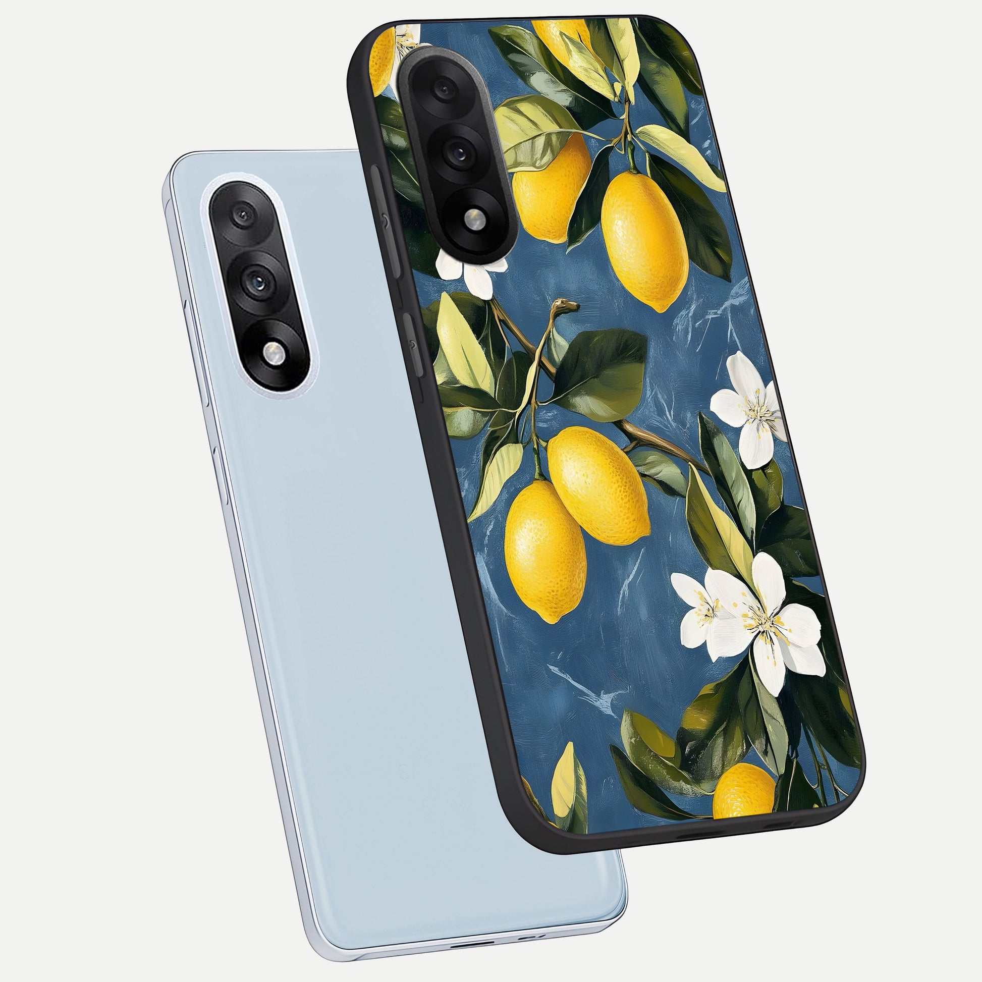  Lemon Dream Garden phone case For Oneplus Nord 5 showing premium glass back cover with detailed artwork
