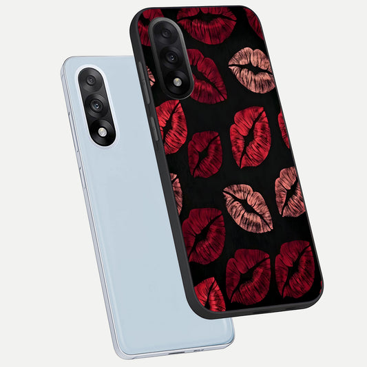  Midnight Kiss Love phone case For Oneplus Nord 5 showing premium glass back cover with detailed artwork