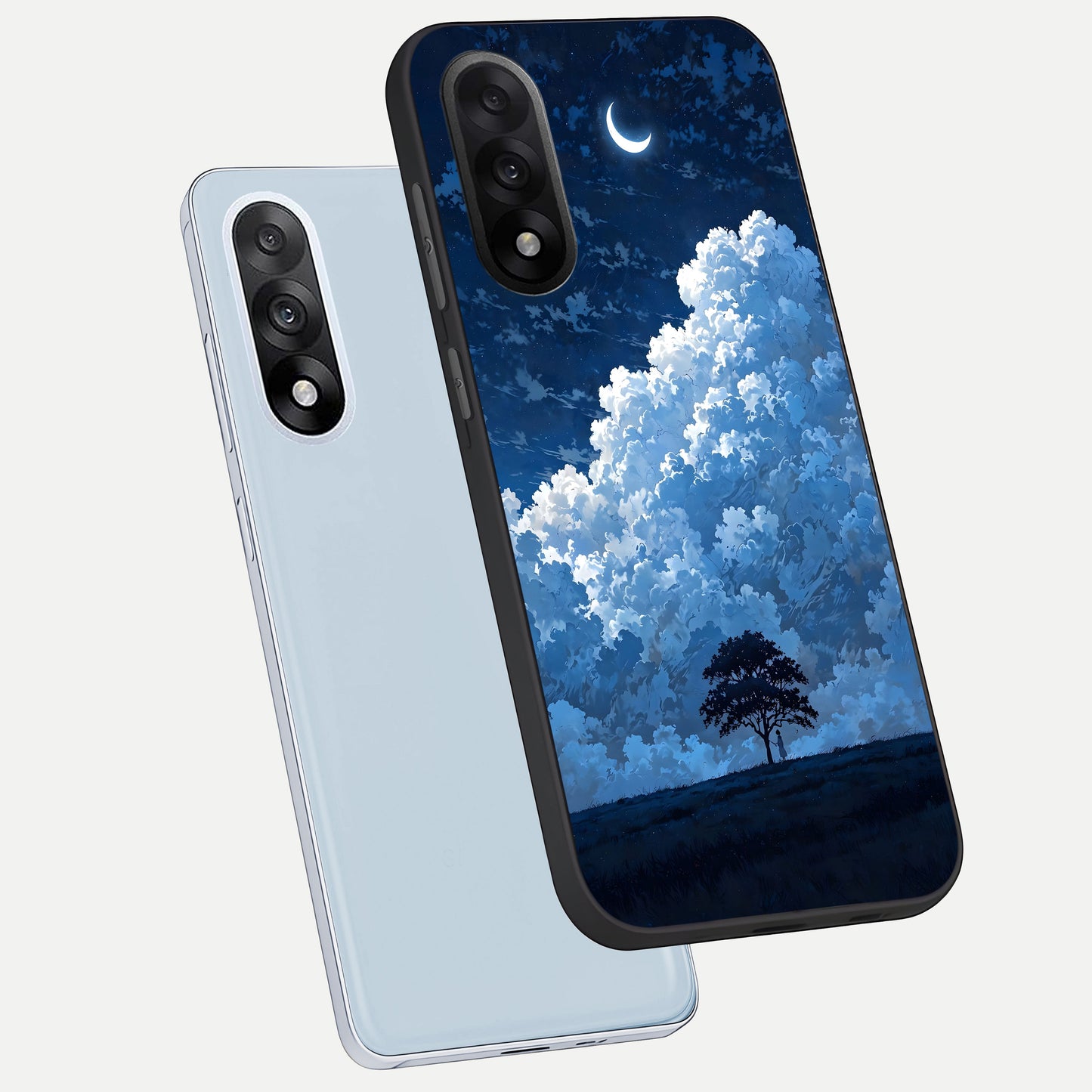  Midnight Sky Serenity phone case For Oneplus Nord 5 showing premium glass back cover with detailed artwork