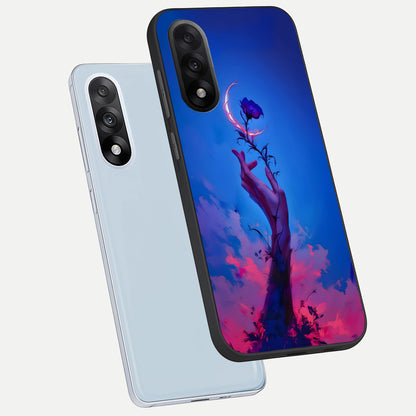  Mystic Hand phone case For Oneplus Nord 5 showing premium glass back cover with detailed artwork