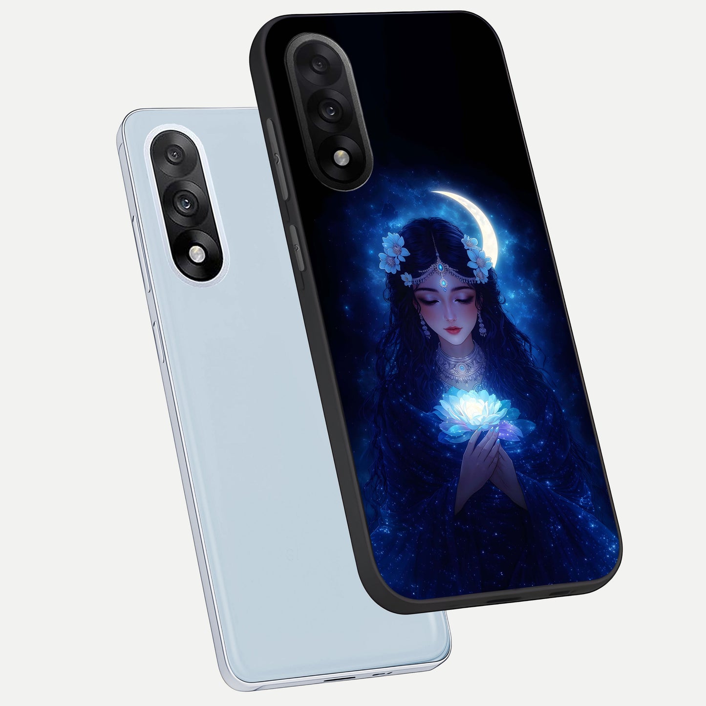  Mystic Moon Queen phone case For Oneplus Nord 5 showing premium glass back cover with detailed artwork