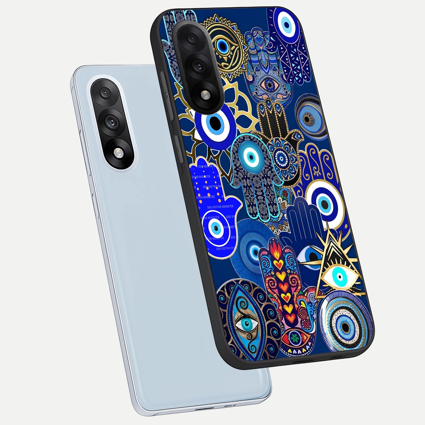  Mystic Palm Guard phone case For Oneplus Nord 5 showing premium glass back cover with detailed artwork