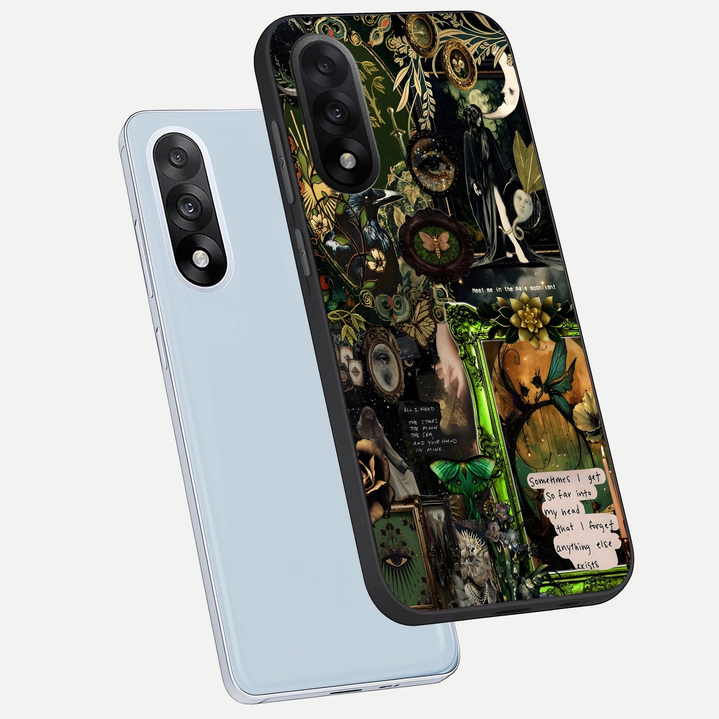  Mystic Woods Secret phone case For Oneplus Nord 5 showing premium glass back cover with detailed artwork