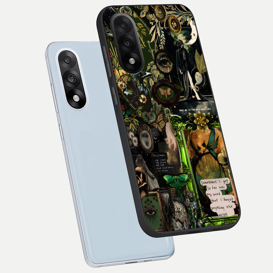 Mystic Woods Secret phone case For Oneplus Nord 5 showing premium glass back cover with detailed artwork