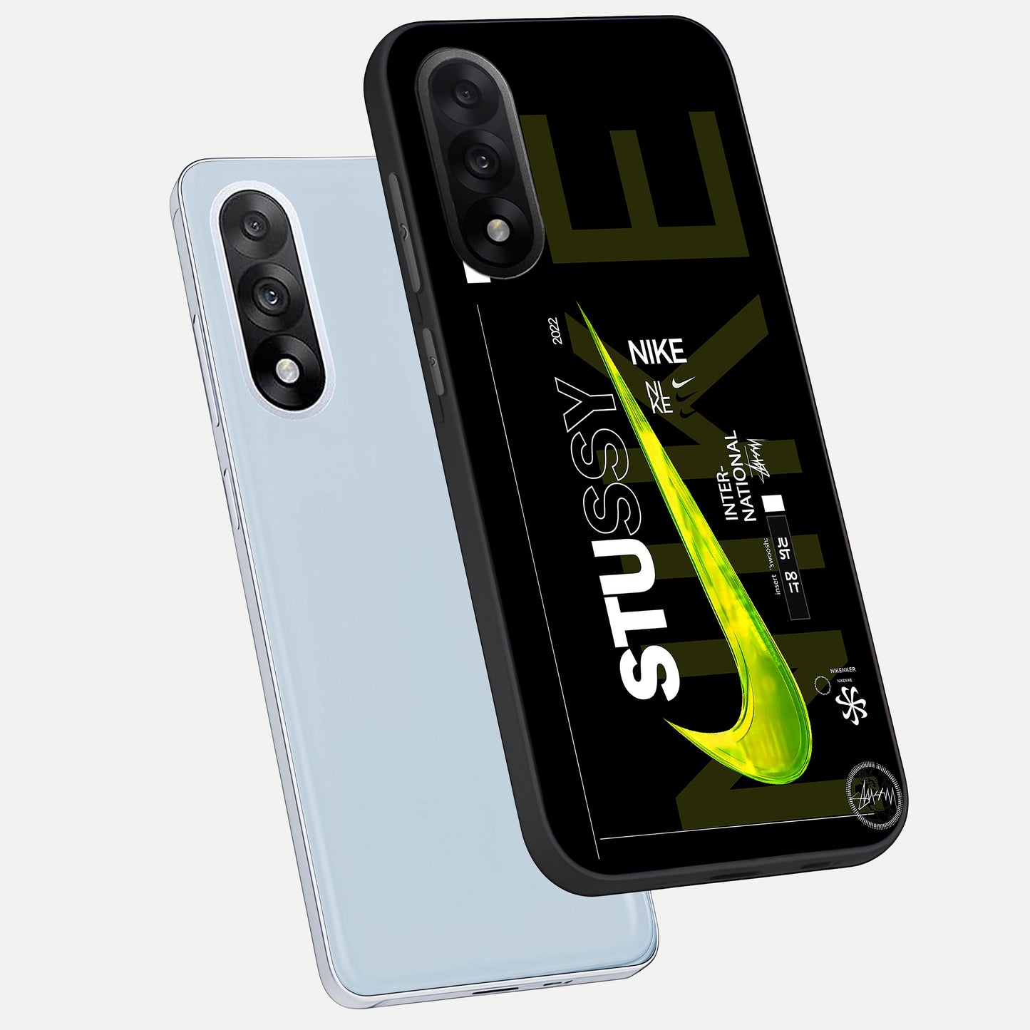  Neon Street Edition phone case For Oneplus Nord 5 showing premium glass back cover with detailed artwork