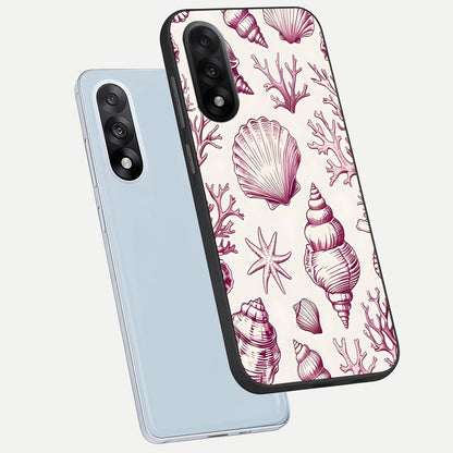  Pink Power Sparks phone case For Oneplus Nord 5 showing premium glass back cover with detailed artwork