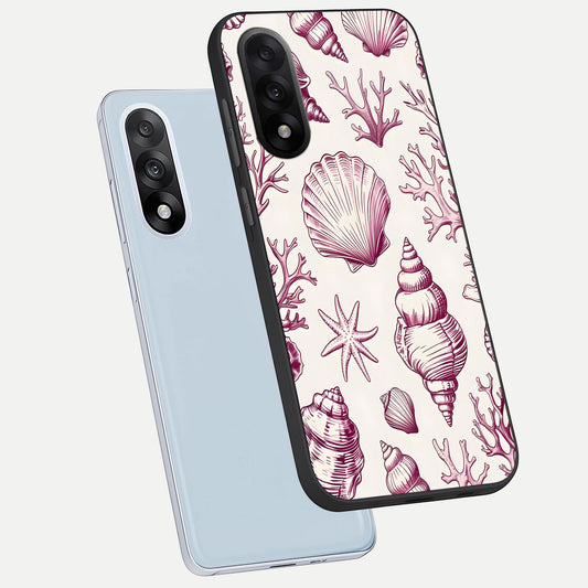  Pink Power Sparks phone case For Oneplus Nord 5 showing premium glass back cover with detailed artwork