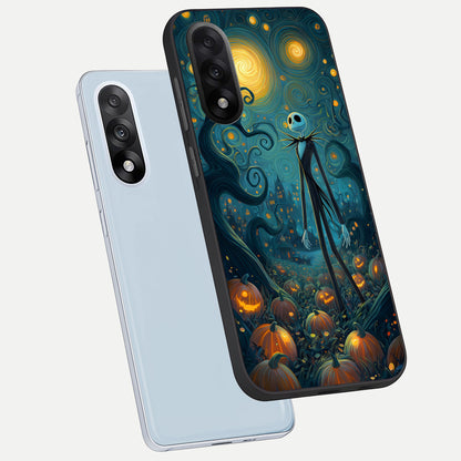  Pumpkin Moonlight Tale phone case For Oneplus Nord 5 showing premium glass back cover with detailed artwork