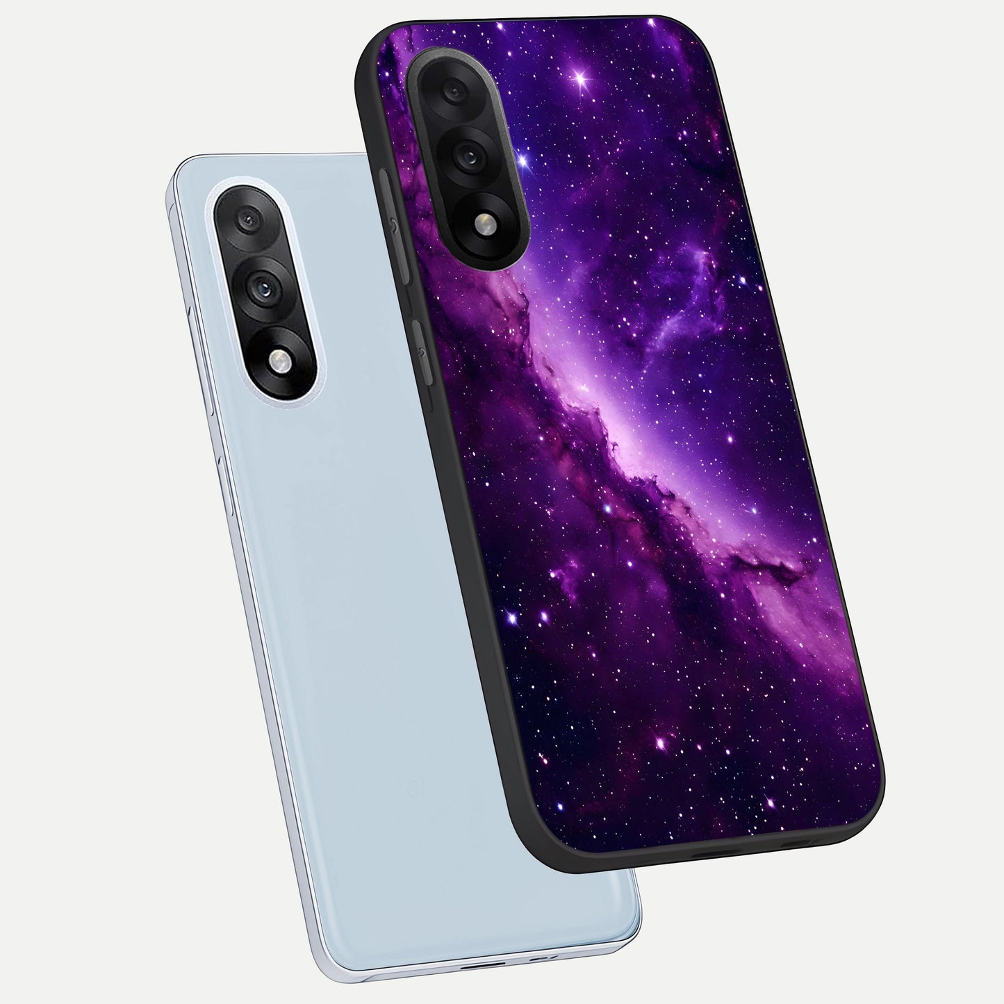  Purple Shade Sky phone case For Oneplus Nord 5 showing premium glass back cover with detailed artwork