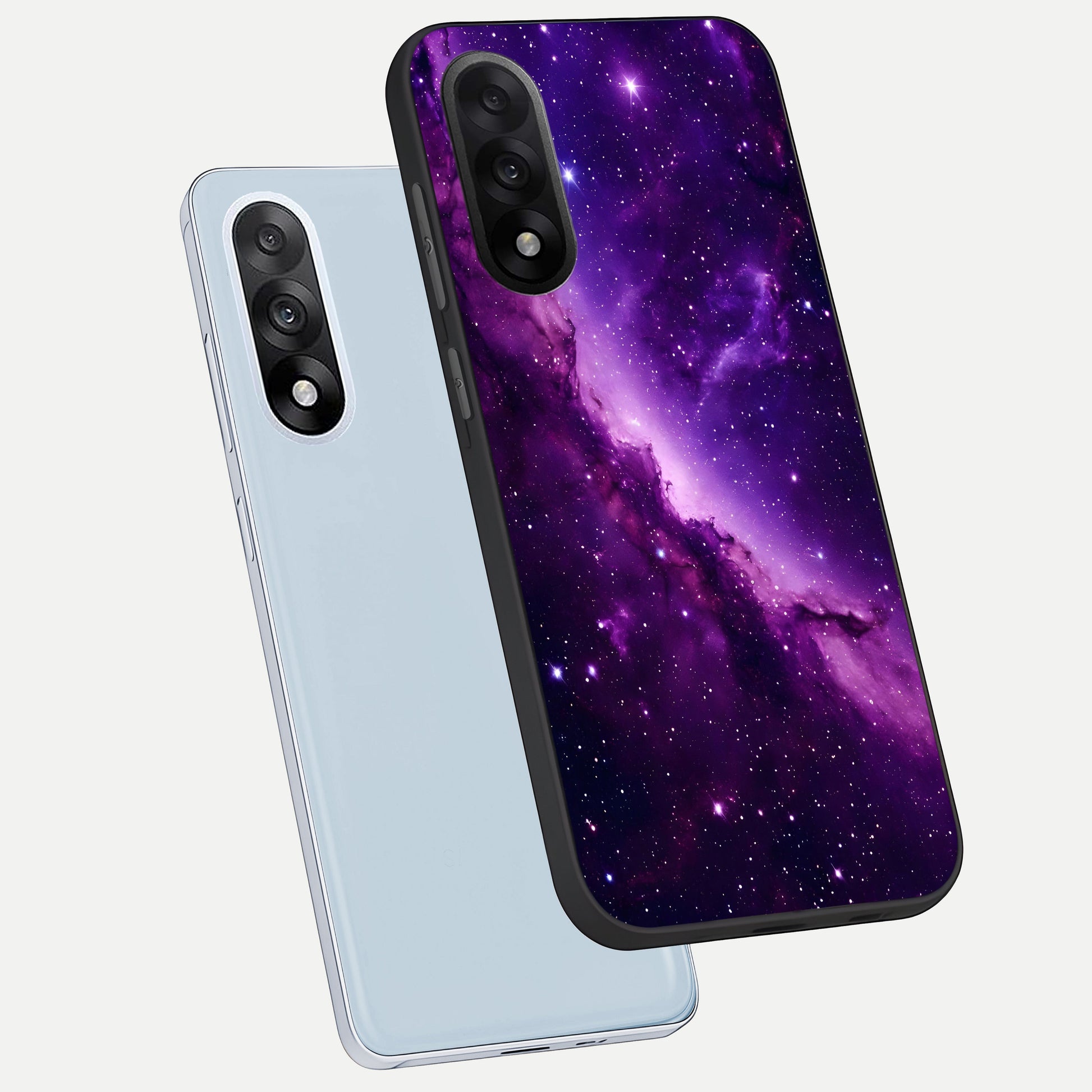  Purple Shade Sky phone case For Oneplus Nord 5 showing premium glass back cover with detailed artwork