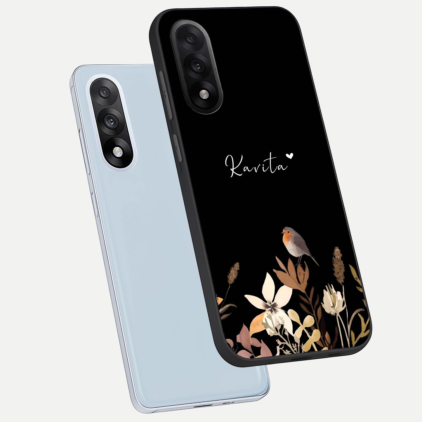  Quiet Garden Tune Custom Name phone case For Oneplus Nord 5 showing premium glass back cover with detailed artwork